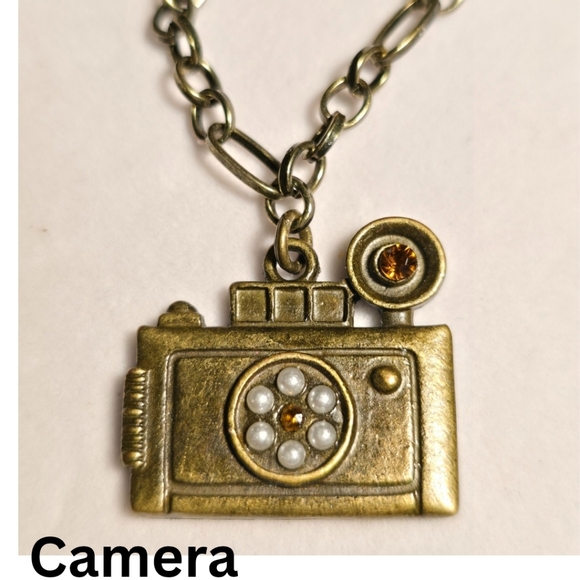 Source Unknown Jewelry - Camera Pendant Necklace